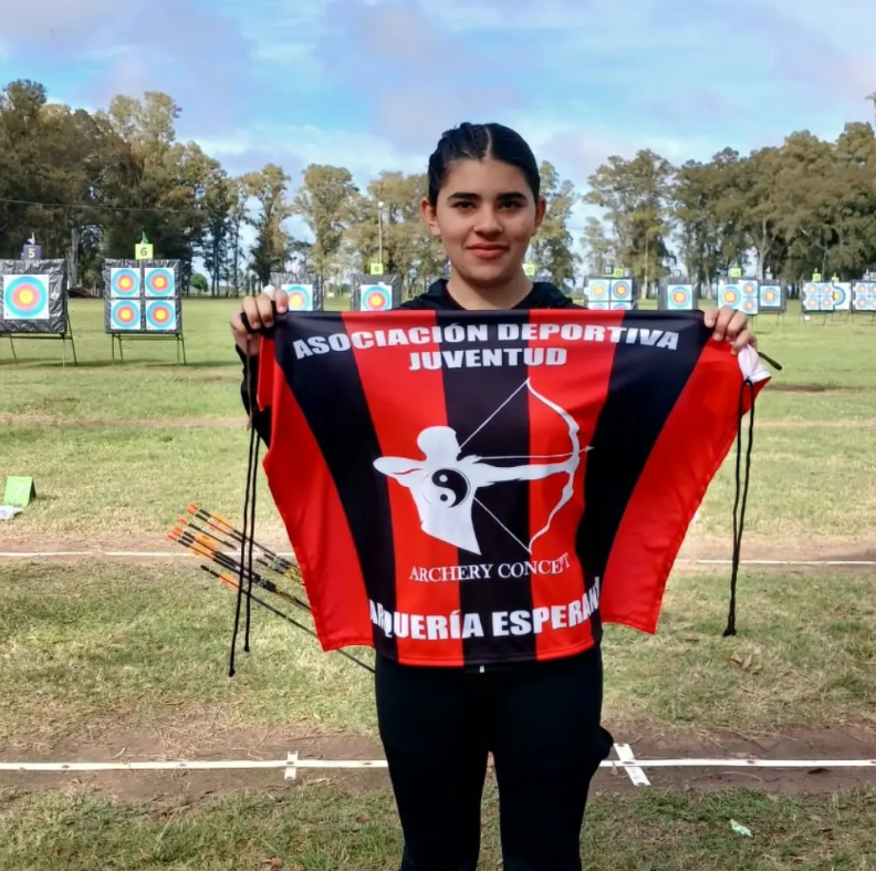Marianela Rocco logró un destacado 4.° puesto en la Copa Argentina Juvenil de Tiro con Arco