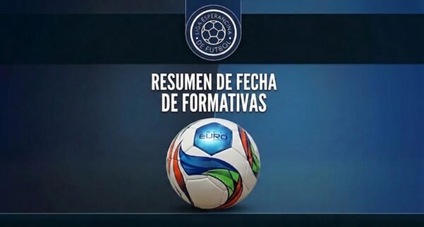 Septima jornada apasionante en las Formativas: Todos los resultados, tablas y lo que viene en la Fecha 8