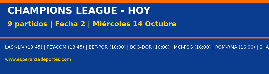 FUTBOL EUROPEO – RESULTADOS