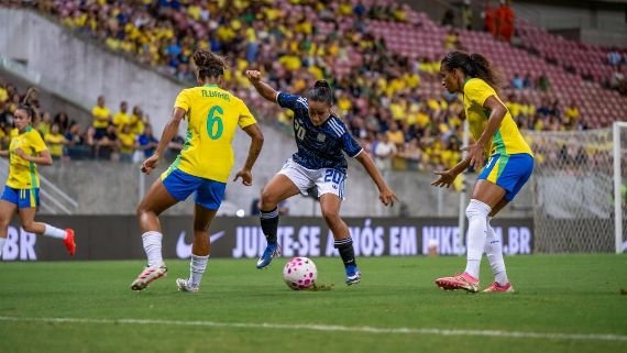 Argentina remontó dos goles y empató ante Brasil en un amistoso
