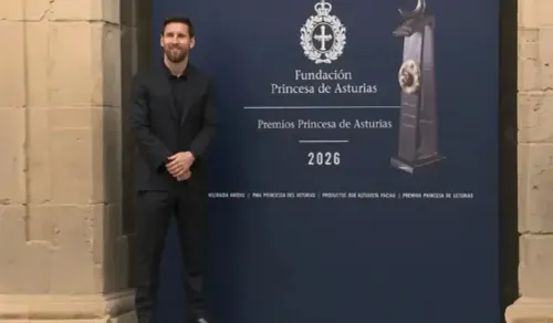 Messi llegó a Oviedo – Premio Princesa de Asturias Mirá el video