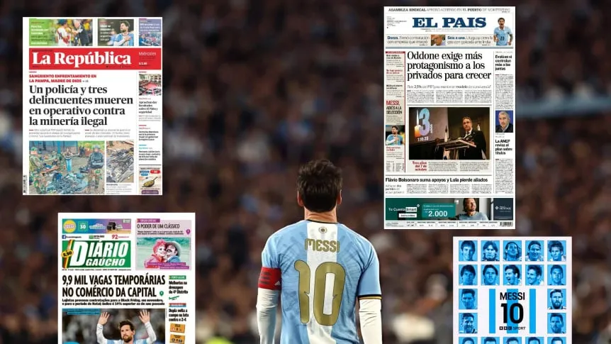 La reacción de los medios del mundo a la despedida de Messi de la Selección Argentina