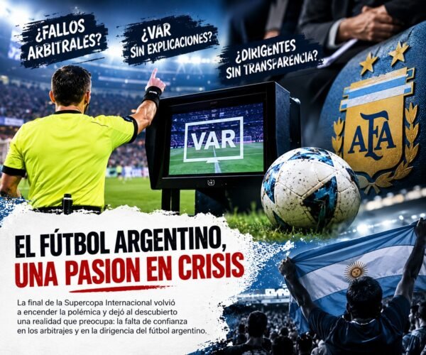 El fútbol argentino, una pasión en crisis – Johny Maraglia