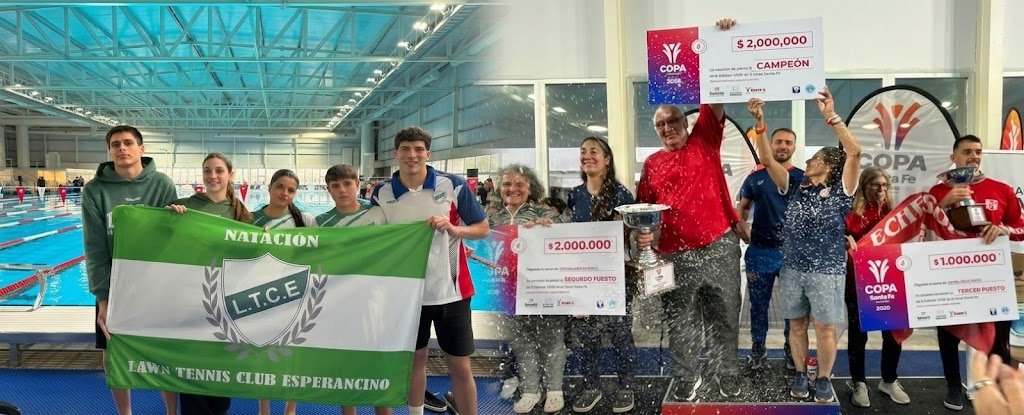 Copa Santa Fe de Natación: Unión se consagró campeón y el LTCE sumó dos podios en Rosario